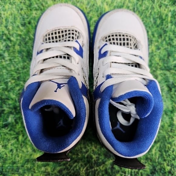 NIKE Air Jordan 4 Retro Motorsport 2017 Toddler Size 7C Cleanest Pair Here , fi - Picture 9 of 14